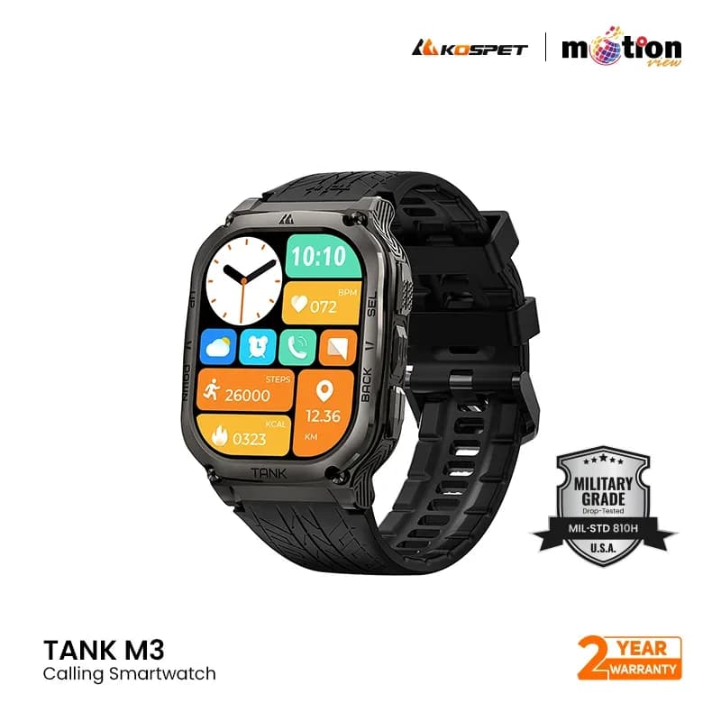 KOSPET TANK M3 Calling Smartwatch black