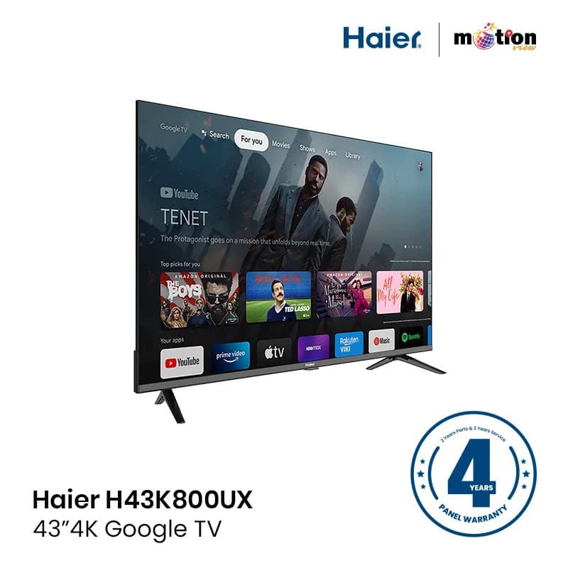 Haier H43K800UX 43 Inch 4K Google TV