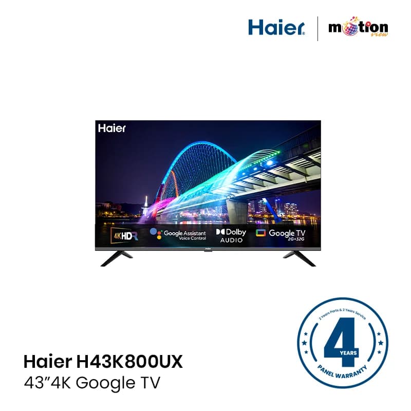 Haier H43K800UX 43 Inch 4K Google TV