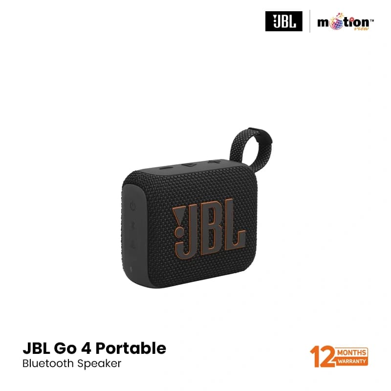 JBL Go 4 Portable Bluetooth Speaker black