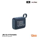 JBL Go 4 Portable Bluetooth Speaker blue